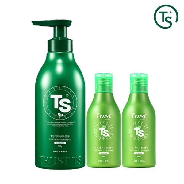 [TS샴푸] TS리치루트샴푸 500g+TS꼬마탈모샴푸 100g*2개