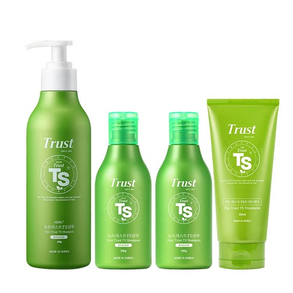 [TS샴푸] 뉴트러스트TS샴푸 300g+100g*2개+더트러스트TS트리트먼트 100ml