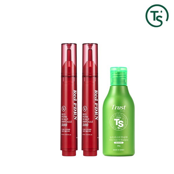 [TS샴푸] TS레드PDRN스칼프앰플500 15ml* 2개+TS꼬마탈모샴푸 100g