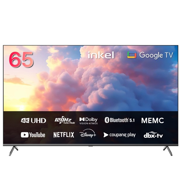 [인켈] 65인치 구글 TV SUS650CHD 벽걸이 (설치비 포함)